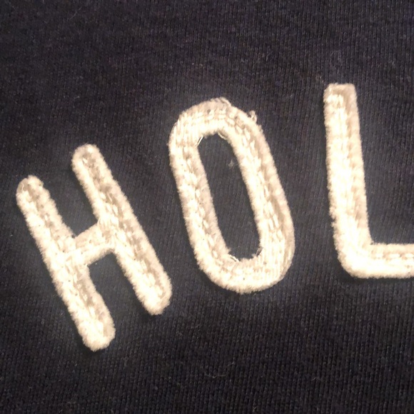 NWT Vintage Hollister California Navy Blue Long Sleeve Top. Large. Iconic Logo - Picture 7 of 11